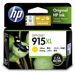 HP 915XL Ink Cartridge High Yield Yellow 