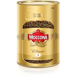 Moccona Classic Dark Roast Coffee 500gm Can  