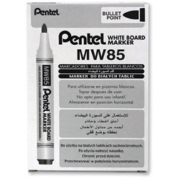 PENTEL WHITEBOARD MARKER MW85A Bullet Point Black