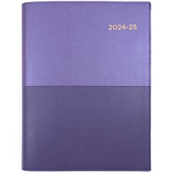 Collins Vanessa Financial Year Diary A4 Week To View Purple