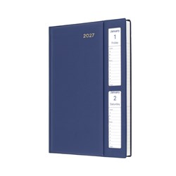 Collins Belmont Desk Diary A5 2 Days To Page Window Faced Navy
