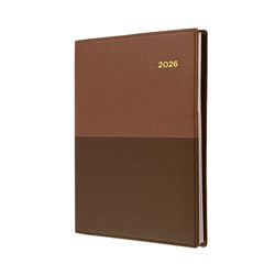Collins Vanessa Diary A4 Week To View Brown 