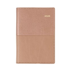 Collins Vanessa Pocket Diary B7R Week To View Rose Gold 