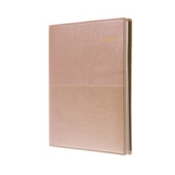 Collins Vanessa Diary A5 Week To View Rose Gold 