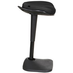 Buro Dyna Stool Active Seating Height Adjustable Black Fabric Seat