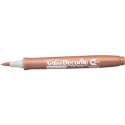 Artline Decorite Metallic Markers Brush Nib Bronze Box Of 12