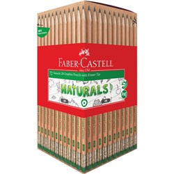 Faber Castell Graphite Pencil Naturals 2B Box of 72