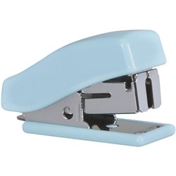 MarbigMini Stapler 10 Sheet Capacity Pastel Blue