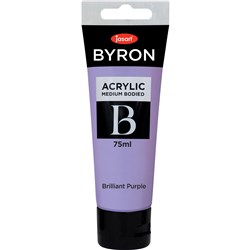 Jasart Byron Acrylic Paint 75ml Brilliant Purple 