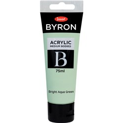 Jasart Byron Acrylic Paint 75ml Bright Aqua Green 