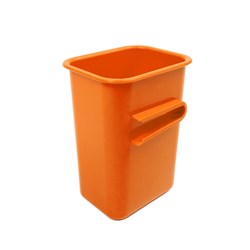 Visionchart Creative Kids Plastic Connector Tub 85W x 65D x 115mmH Orange