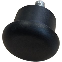 Rapidline Chair Glides Only For Rapidline Chairs Set of 5 Black
