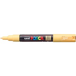 Uni Posca Paint Marker PC-1M  Extra Fine 1mm Tip  Apricot