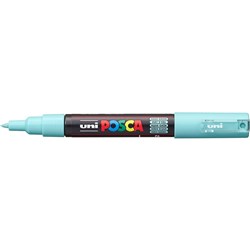Uni Posca Paint Marker PC-1M  Extra Fine 1mm Tip  Aqua Green