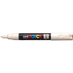 Uni Posca Paint Marker PC-1M  Extra Fine 1mm Tip  Beige