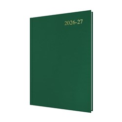 Collins Essential Financial Year Diary A4 Day To Page Green