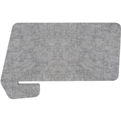 Rapidline Slide On Eco Panel Screen 820W x 27D x 400mmH Black Marble Grey