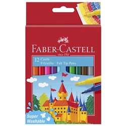 Faber-Castell Castle Felt Tip Colour Markers Assorted Pack of 12