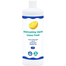 Clean Plus Dishwashing Liquid Lemon Fresh Fragrance 1 Litre 