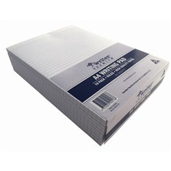 Writer A4 Premium Bond Pad 70 Sheet Ruled 2 Sides White 