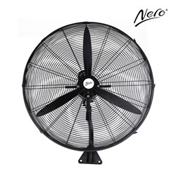 Nero Industrial Wall Fan 75cm Black 