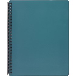 Marbig Display Book A4 Refillable 40 Pocket Green 