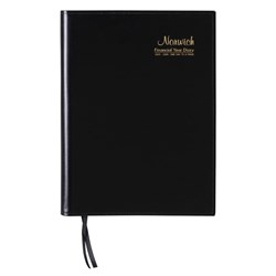 Cumberland Norwich Financial Year Diary A4 Day To Page Black