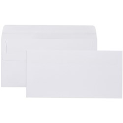 Cumberland Plain Envelope DL 110 x 220mm Self Seal White Box Of 500