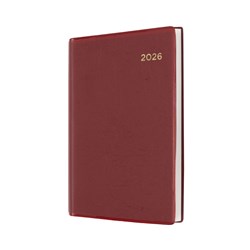 Collins Belmont Pocket Diary A7 Day To Page Burgundy 