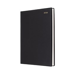Collins Belmont Desk Diary A4 Day To Page Black 