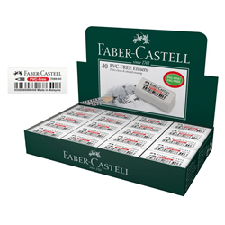 ERASER FABER-CASTELL VINYL STUDENT MEDIUM PVC FREE