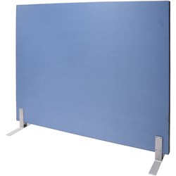 Rapidline Free Standing Screen 1800W x 50D x 1500mmH Blue Fabric