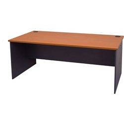 Rapidline Rapid Worker Desk 1800W x 750D x 730mmH  Cherry and Ironstone