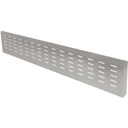 Rapidline Rapid Span Metal Modesty Panel 1280W x 300mmH Silver Grey