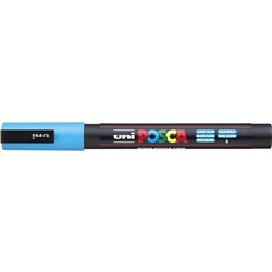 Uni Posca PC-3M Paint Marker Fine 1.3mm Bullet Tip Light Blue