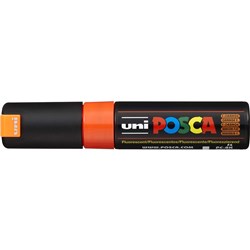 PAINT MARKER 8mm CHISEL ORANGE POSCA