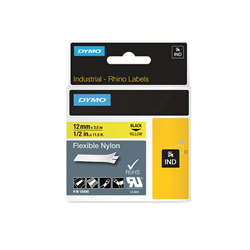 RHINO PRO TAPE Flexible Nylon 12mm Yellow 