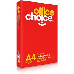 Office Choice Premium Copy Paper A4 80gsm White Ream Of 500  5 Reams in a Box