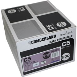 Cumberland Window Face Booklet Mailer Envelope C5 Strip Seal Laser Secretive White Box Of 500