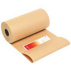 Marbig Kraft Paper Roll 900mm x 340m 65gsm Brown 