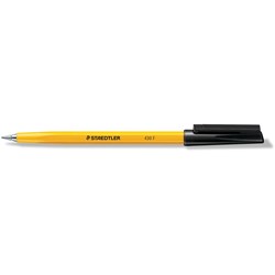 Staedtler 430 Stick Ballpoint Pen Fine 0.7mm Black  