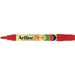 Artline 70 Permanent Marker Bullet 1.5mm Red 