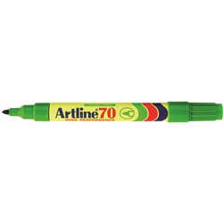 Artline 70 Permanent Marker Bullet 1.5mm Green 