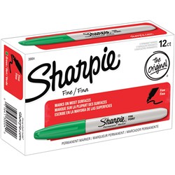 Sharpie Fine Point Marker Permanent 1.0mm Fine Green