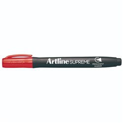 Artline Supreme Permanent Marker Bullet 1mm Red 