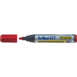 Artline 577 Whiteboard Marker Bullet 3mm Red 