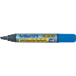 Artline 579 Whiteboard Marker Chisel 2-5mm Blue 