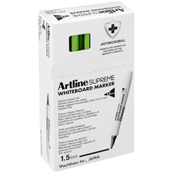 Artline Supreme Whiteboard Marker Bullet 1.5mm Green Lime  