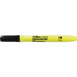 Artline Supreme Highlighter Chisel 2-5mm Yellow 
