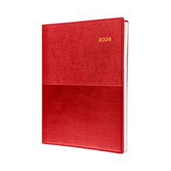 Collins Vanessa Diary A4 Week To View Red 